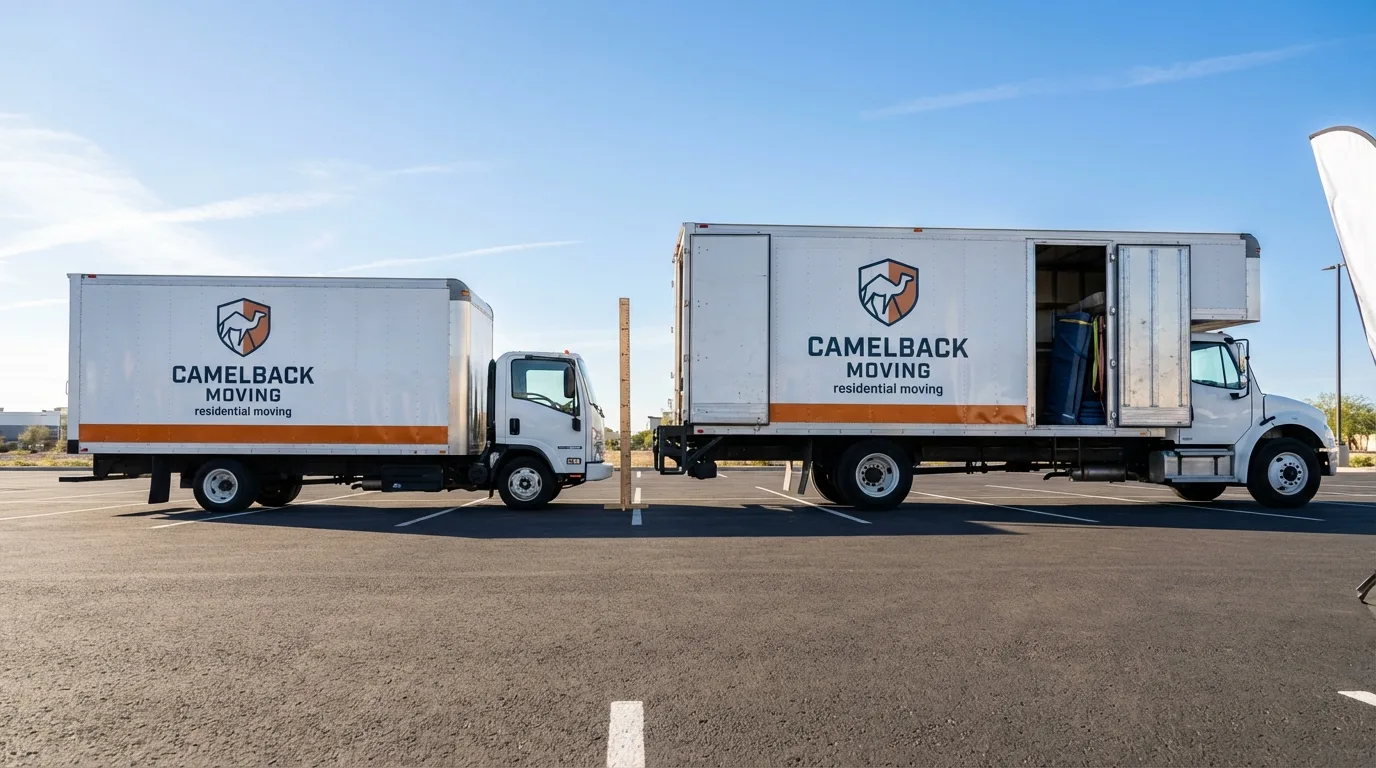 Moving truck size capacity guide in Woodstown